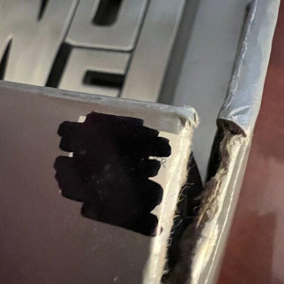 (2) NIB Silver Tone NOEL Target Brand Stocking Holders Made of Heavy Metal - Picture 4 of 4